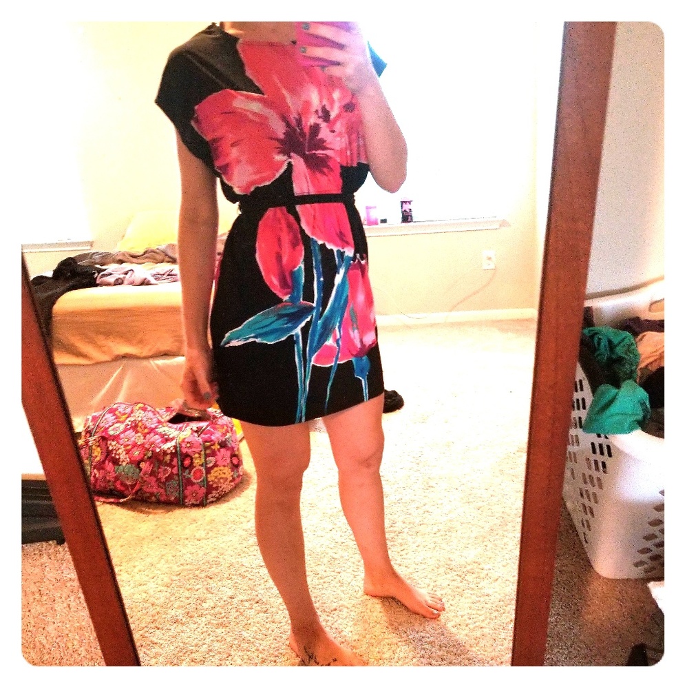 Flower patterned dress